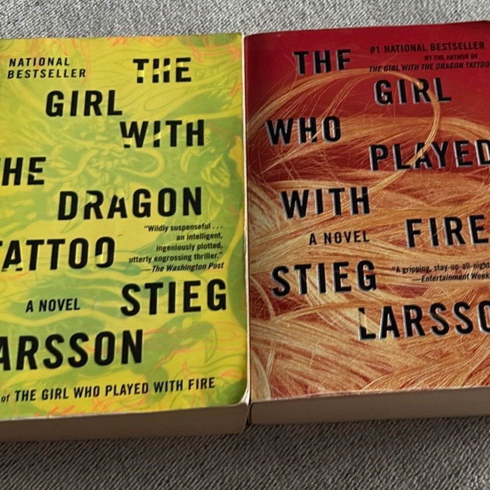 Stieg Larsson 2 Book Bundle - The Girl with the Dragon Tattoo Series